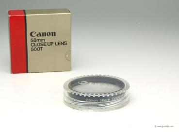 Canon 58mm Close-Up Lens 500T