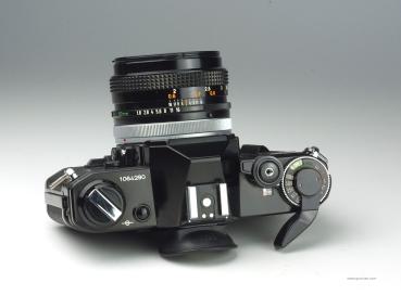 Canon AE-1 black + FD 1.8/50mm S.C.