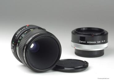 Canon FD 50mm f/3.5 Macro + 25mm Extension Tube