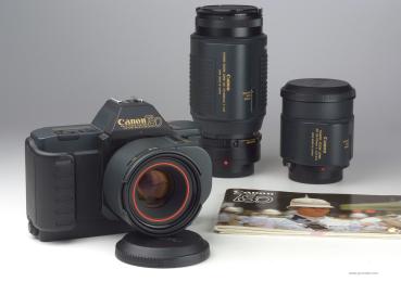 Canon T80, AC 50mm, AC 35-70mm, AC 75-200mm