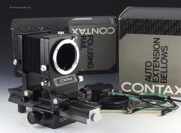 Contax Auto Extension Bellows + Focusing Rail