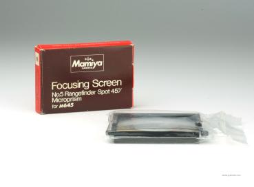 Mamiya M645 Einstellscheibe No.5 Rangefinder Spot 45°