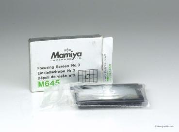 Mamiya M645 Einstellscheibe No.3 Checker