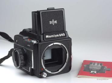 Mamiya M645 + Lichtschachtsucher