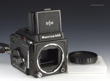 Mamiya M645 1000s mit Lichtschachtsucher