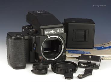 Mamiya M645 Super + AE Prismensucher N + Power Drive N