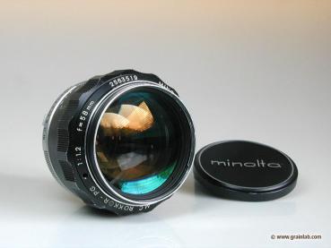 Minolta MC 58mm f/1.2