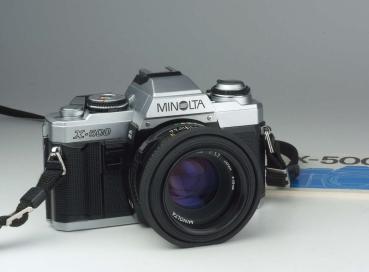 Minolta X-500 + MD 1.7/50mm