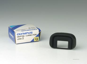 Augenmuschel 2 + Korrekturlinse +2 Dioptrien - Olympus OM