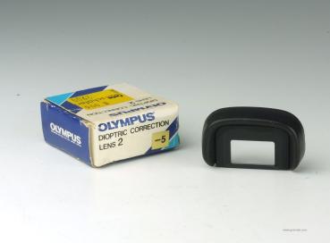 Augenmuschel 2 + Korrekturlinse -5 Dioptrien - Olympus OM