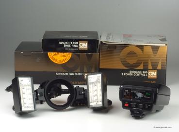 Olympus T28 Macro-Doppelblitz + T Power Control 1