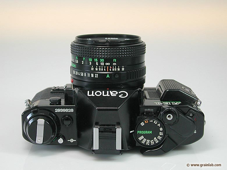 Canon AE-1 Program black with FD 1.8/50mm - Grainlab