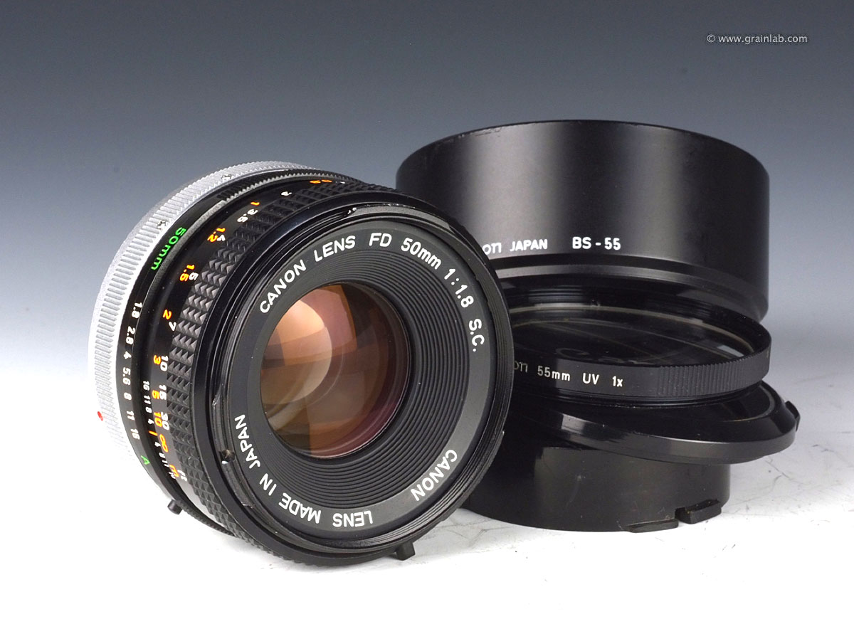 Canon Lens FD 50mm 1:1.8 SC