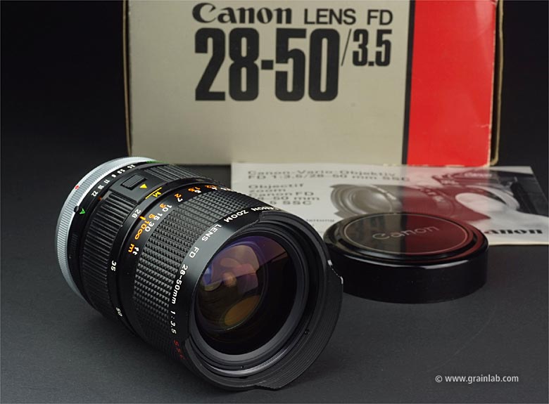 【レンズ清掃・ズームコロ交換済み】Canon キヤノン FD28-50 /3.5