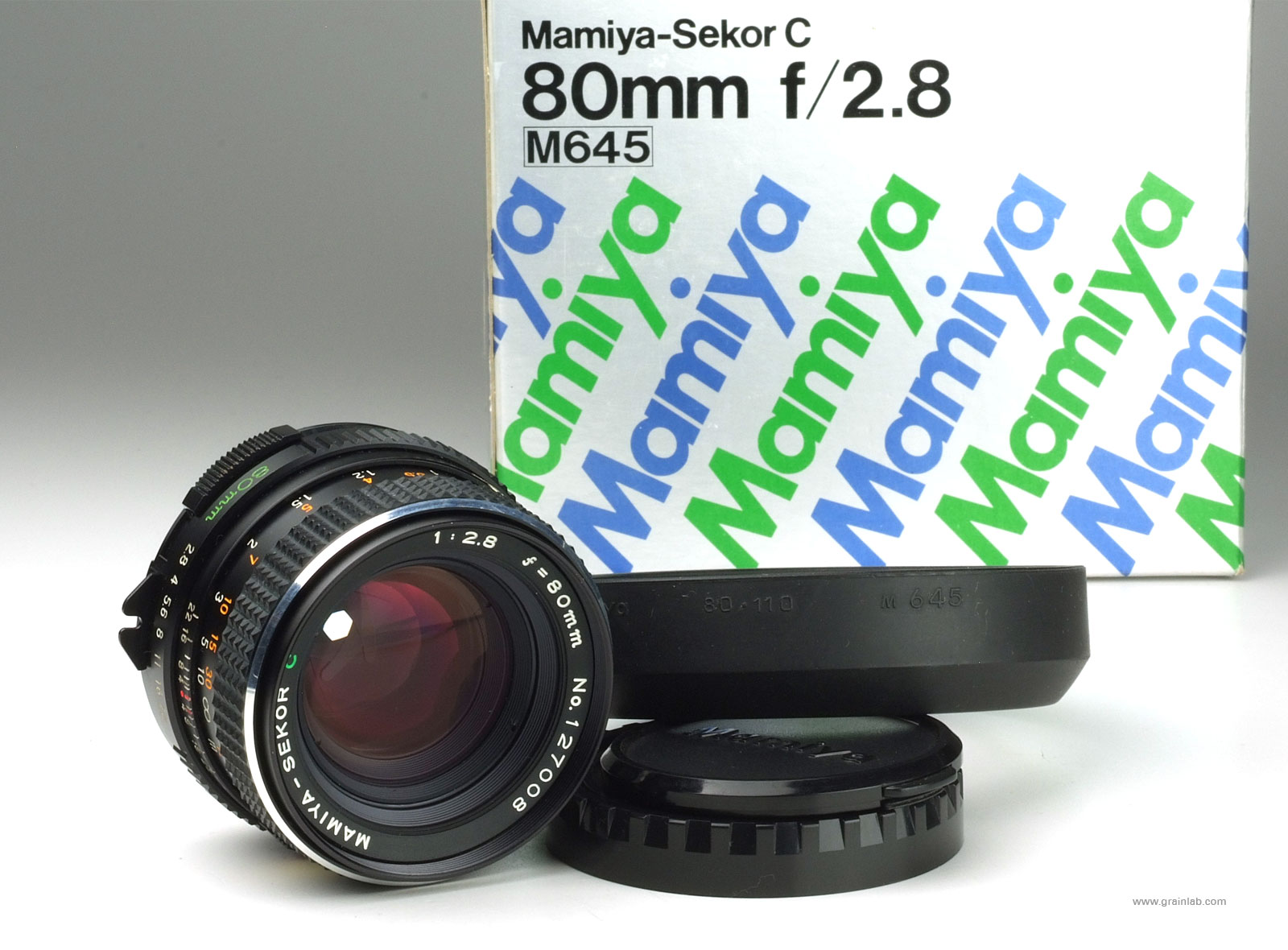 Mamiya Sekor C 80mm f/2.8 Standardobjektiv für Mamiya M645 - Grainlab
