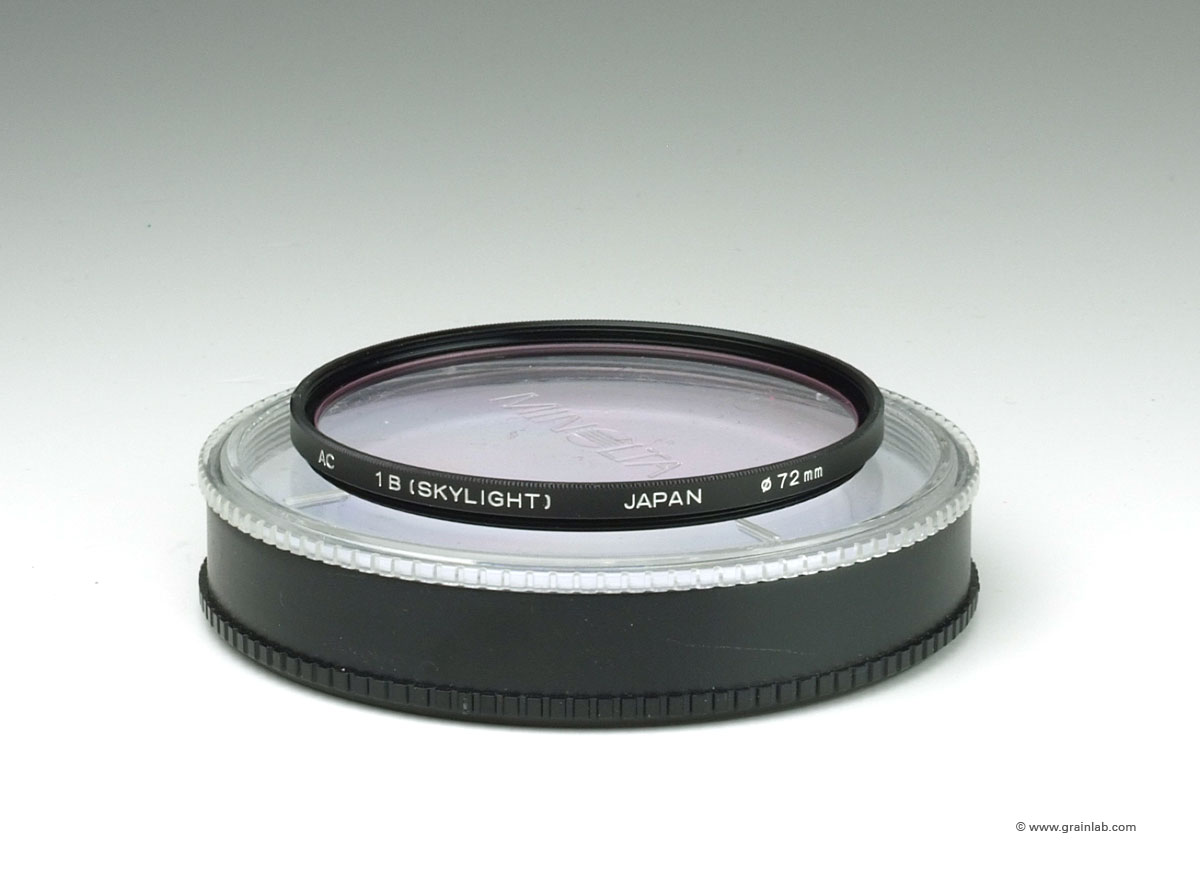 Minolta 72mm Skylight Filter Grainlab