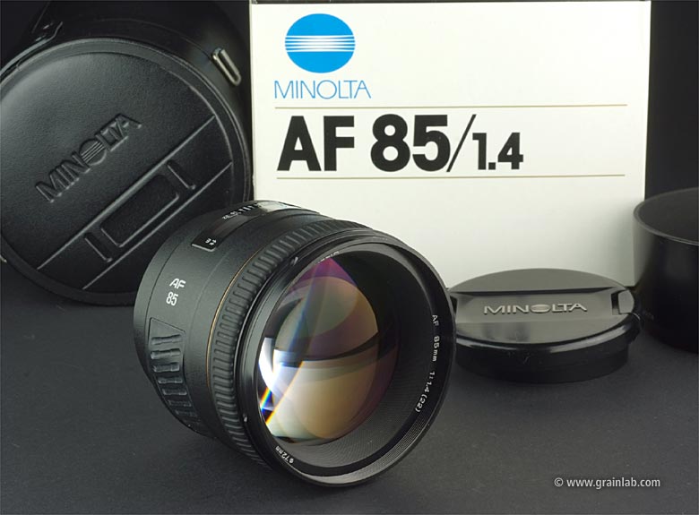 Minolta AF 85mm f/1.4 G - Grainlab