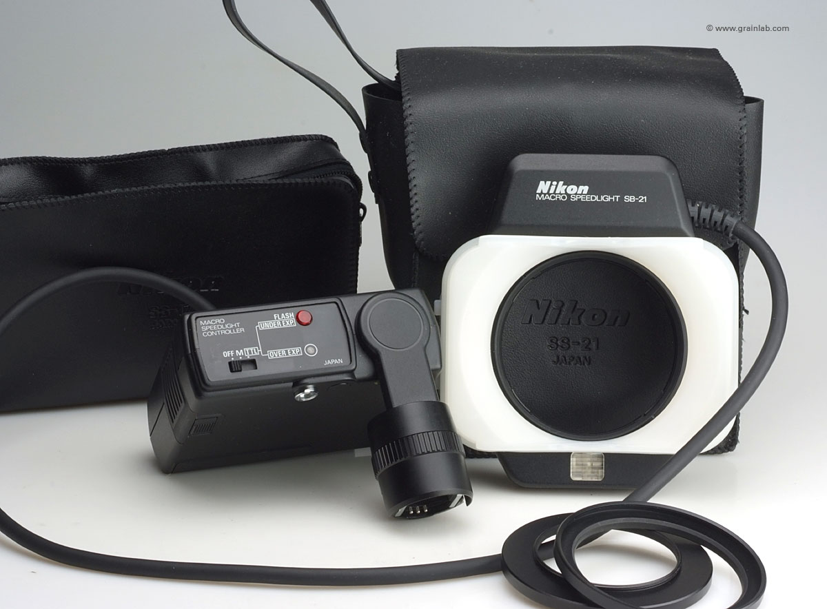 Nikon Macro Speedlight SB21 + AS12 Grainlab