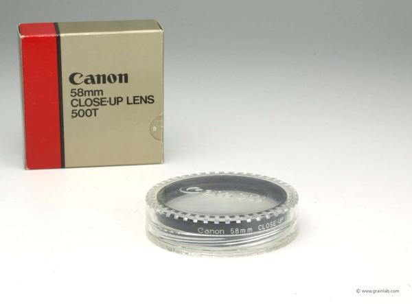 Canon 58mm Close-Up Lens 500T