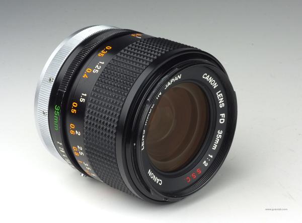 Canon FD 35mm f/2 S.S.C. "concave"