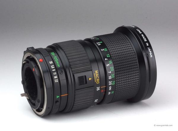 Canon FD 35-105mm f/3.5 Macro