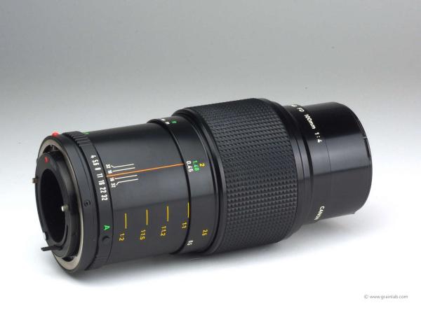 Canon FD 100mm f/4 Macro + 50mm Zwischenring