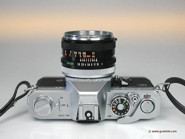 Canon FTb QL mit FD 1.8/50mm