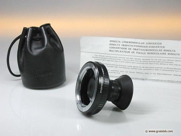 Minolta Objektiv/Fernrohr Konverter