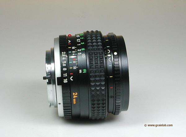 Minolta MC VFC 24mm f/2.8 - Grainlab