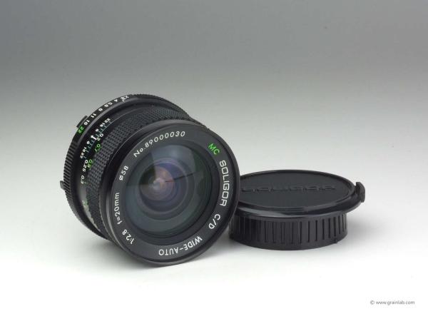 Soligor 20mm f/2.8 - Minolta MD