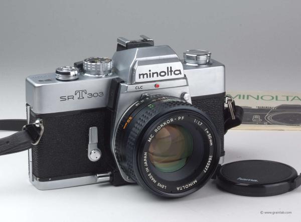 Minolta SRT-303 + MC Rokkor-PF 1.7/50mm