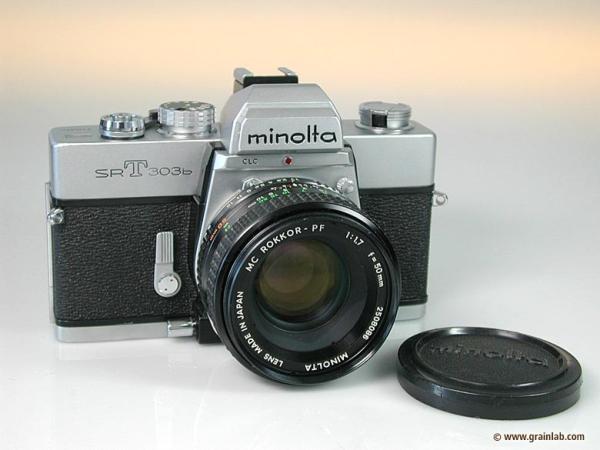 Minolta SRT-303b mit MC 1.7/50mm