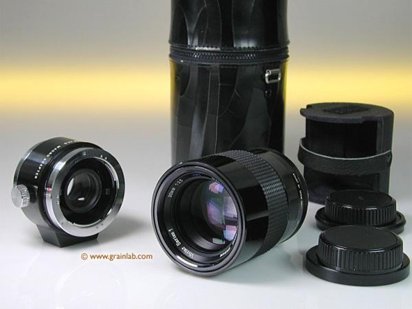 Vivitar 2.5/90mm Macro mit Macro Adapter für Olympus OM