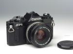 Canon AV-1 black + FD 50mm f/1.8 S.C.